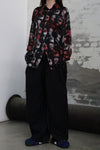 GEOFFREY B. SMALL Heavy Silk Lining Collection V Unisex GBS-CVS06-RHYH Church Dyed Red Print Tie Dye PGBS3